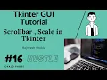 Scale Scrollbar in Tkinter GUI with Python