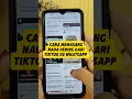 Cara Memasang Nada Dering Dari tiktok Ke WhatsApp