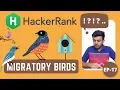 Migratory Birds HackerRank Problem Solving Ep-17 Tamil code io