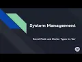 System Management Kernel Panic and Device Types in dev