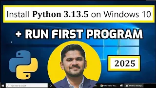 How to install Python 3 13 5 on Windows 10