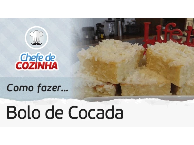 BOLO DE COCADA CREMOSO E MOLHADINHO MUITO FÁCIL DE FAZER