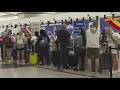 Hartsfield-Jackson s s warn travelers of long security line wait times