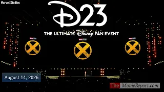 X-MEN D23 Sadie Sink Kit Connor Inde Navarrette Maya Boyd Samara Weaving - August 14 2026 4K