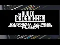 Juce Tutorial 63 - Controlling Parameters with ValueTree Attachments