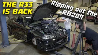 Finally Opening Up the HKS RB28 Engine In Our R33