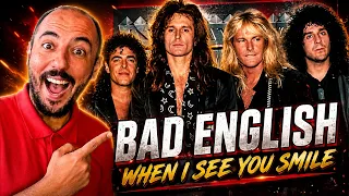 when i see you smile bad english reaction
