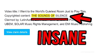 Someone Copyrighted SILENCE On YouTube!?