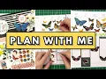 Cute Butterfly Summer Layout Plan With Me Happy Planner Spread