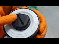 STIHL FSA 57 HOW TO REPLACE THE LINE ON THE HEAD
