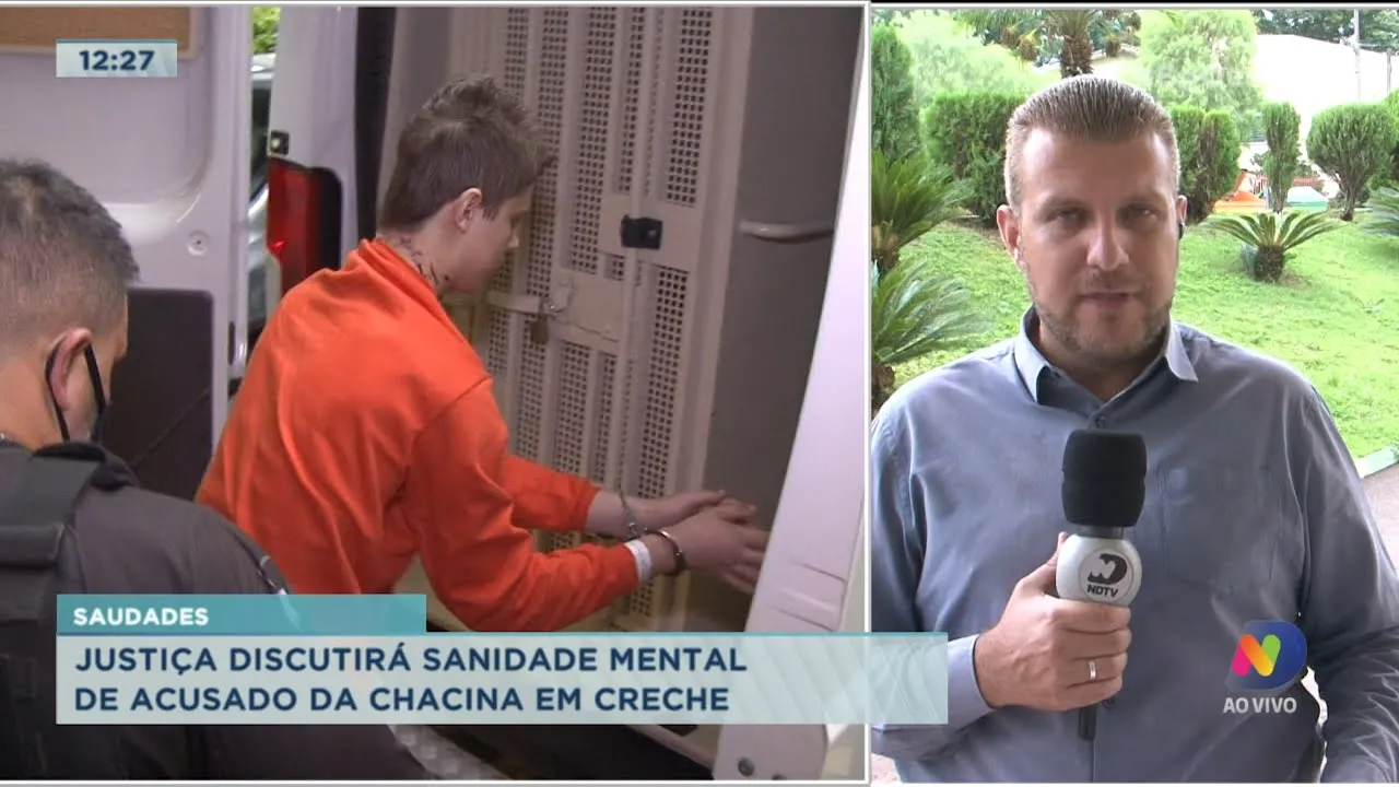 Justiça discutirá sanidade mental de acusado da chacina em creche de Saudades