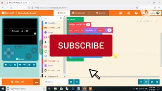 even odd program in makecode arcade program in MakeCode Arcade to check a number is even or odd