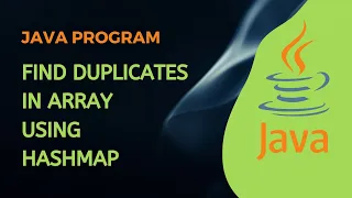 Duplicate Values Count In Array using HashMap Java Program Swaroop Nadella