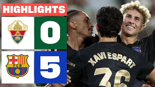 ELCHE CF 0 - 5 FC BARCELONA | RESUMEN LALIGA EA SPORTS