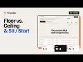 How to Use Propeller MLB Fantasy Projections Floor Ceiling