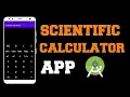 How to make a Scientific Calculator Application Android Project Android Studio