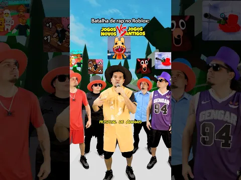 Batalha de jogos do Roblox Antigos VS Novos