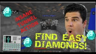 Have the Agent make a tunnel for you Minecraft for education