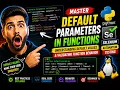 Python Default Parameters Explained in Telugu