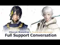 Download Lagu Touken Ranbu Warriors PC  Mikazuki Munechika \u0026 Tsurumaru Kuninaga Full Support Conversation