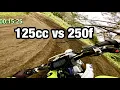 Lagu Husqvarna TC125 vs FC250 | POV timed laps