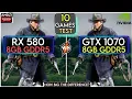 RX 580 vs GTX 1070 Test In 10 Games Which Is Best In 2023