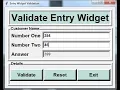 How to Validate an Entry Widgets with Numeric Value in Python