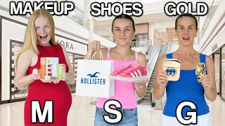 SHOPPING in FIRST LETTER of YOUR NAME Challenge!