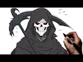 How to Draw The Grim Reaper Step By Step Halloween