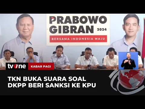 Soal DKPP Berikan Sanksi Kepada KPU, Ini Respon TKN Prabowo-Gibran