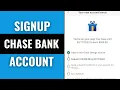 Chase Bank Sign up 2025