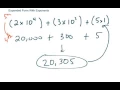 Expanded Form With Exponents