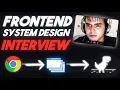 Frontend System Design Mock Interview build Google Search
