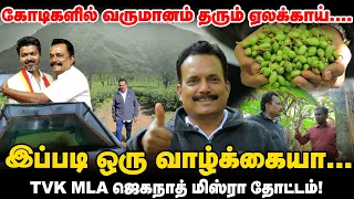 TVK MLA Jagannath Mishra -வின் ஏலக்காய் தோட்டம் | Cumbam MLA