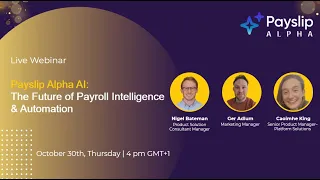 Payslip Alpha AI The Future of Payroll Intelligence Automation Webinar Recording