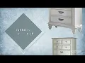 Allyson Park Wire Brushed White Panel Bedroom Set