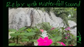 Relaxing waterfall sounds -make you  sleep/mloog suab dej poob xwv koj pw tsaug zog/ ຟັງສຽງນໍ້າຕົກ