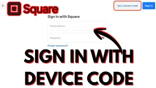 NEW How To Sign In To Your Square Point Of Sale With A Device Code 2026
