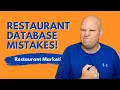 STOP Making these Restaurant Database Mistakes Restaurant Marketing Tips