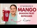 Starbucks Mango Dragon Fruit Refresher - Copy Kat Recipe