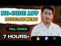 FREE App Development Full Course without CODING using Flutter Flow 4 Practical Project 2024