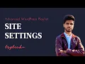 Lecture 7 Elementor Site Settings with a complete explanation