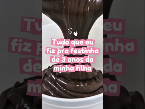 Vem acompanhar os preparativos da festinha de 3 anos da Isa! Vídeo completo no YouTube 💕