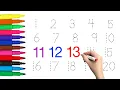 Learn Numbers 1 2 3 for Kids 123 1 to 100 counting Fun Toddler Learning