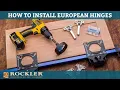 Installing European Hinges - JIG IT Concealed Hinge Jig