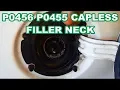 P0456 CAPLESS FILLER NECK REPLACEMENT 2010 Ford Explorer f150 f250 fuel