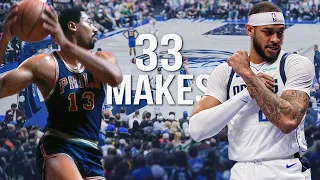 33 Consecutive Made Field Goal Attempts Daniel Gafford Joins Wilt in the record books