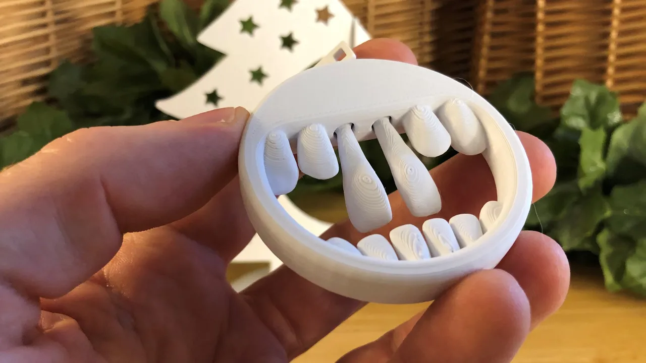 Two Front Teeth Ornament