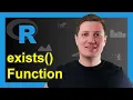 exists Function in R 2 Examples Check If Object is Defined Data Vector Function of Package