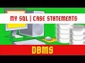DBMS Database Management System MySQL Case Statements Examples